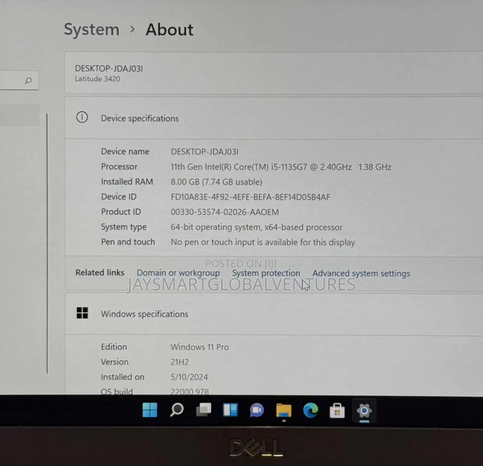 Laptop Dell Latitude 3420 8GB Intel Core i5 SSD 512GB