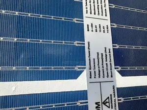 600watts Bificial Longi Solar Panel 144c