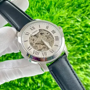 Fossil Quality Luxury Men Genuine Leather Wristwatch