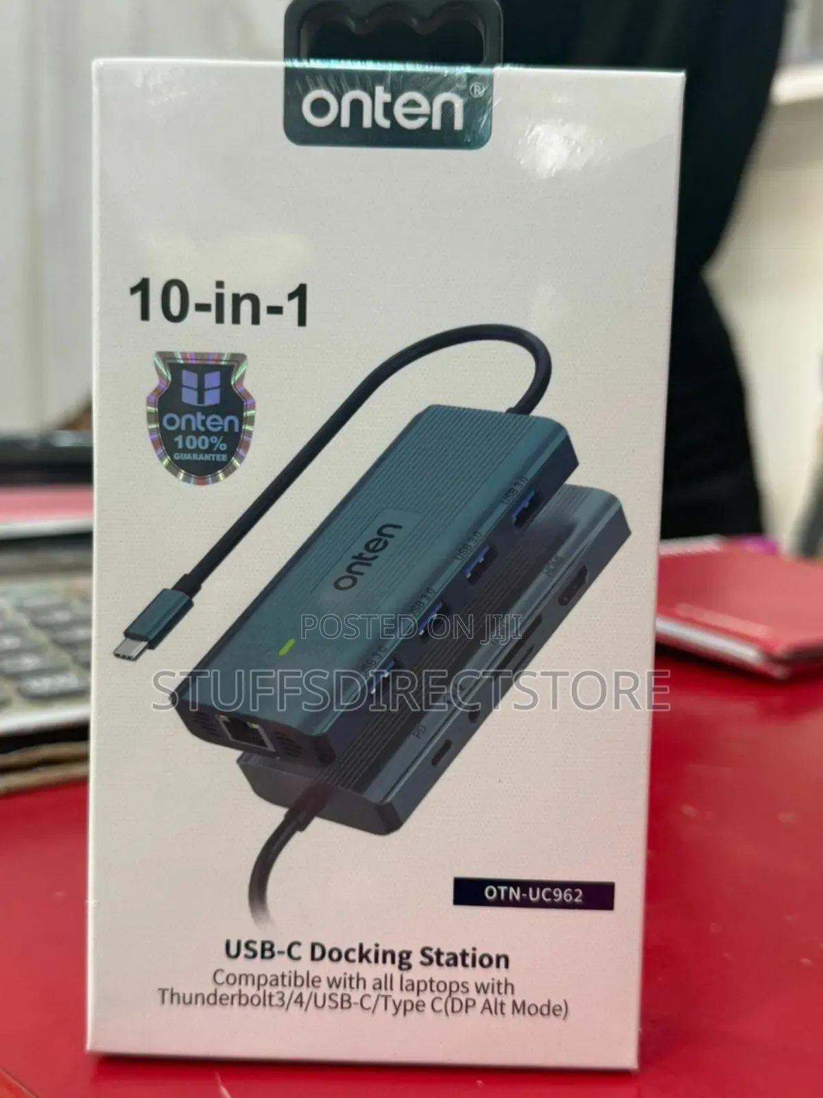 Onten Uc962 10 in 1 Usb-C Multi-Function Docking Station