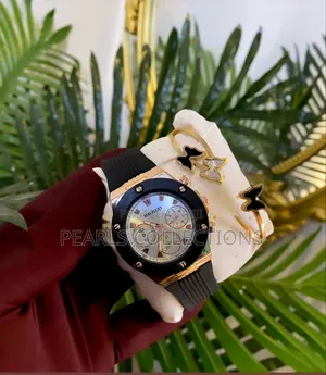 Female Leather Watch and Bracelet