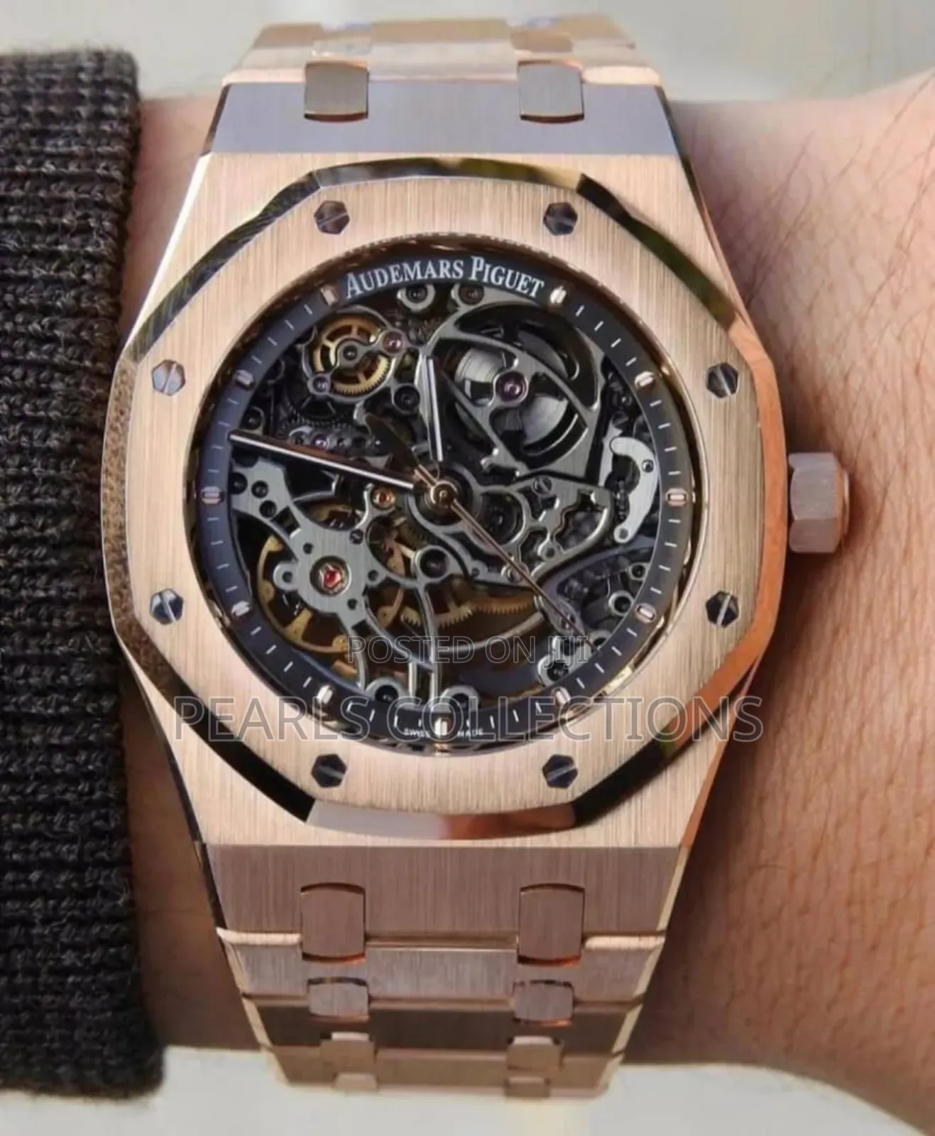 Gold Ap Automatic Engine Watch