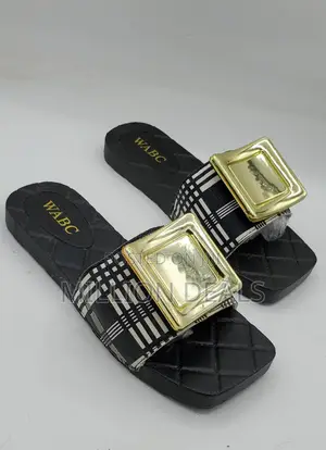 Black Stylish Women's Slippers 37