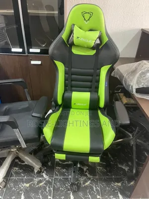 Furgle Gaming Ergonomic Chair - Black and Green