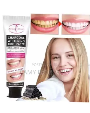 Aichun Beauty Charcoal Whitening Toothpaste With Collagen Milk