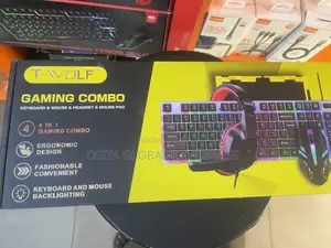 Twolf 4 in 1 Gaming Combo With Backlit