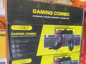 Twolf 4 in 1 Gaming Combo With Backlit
