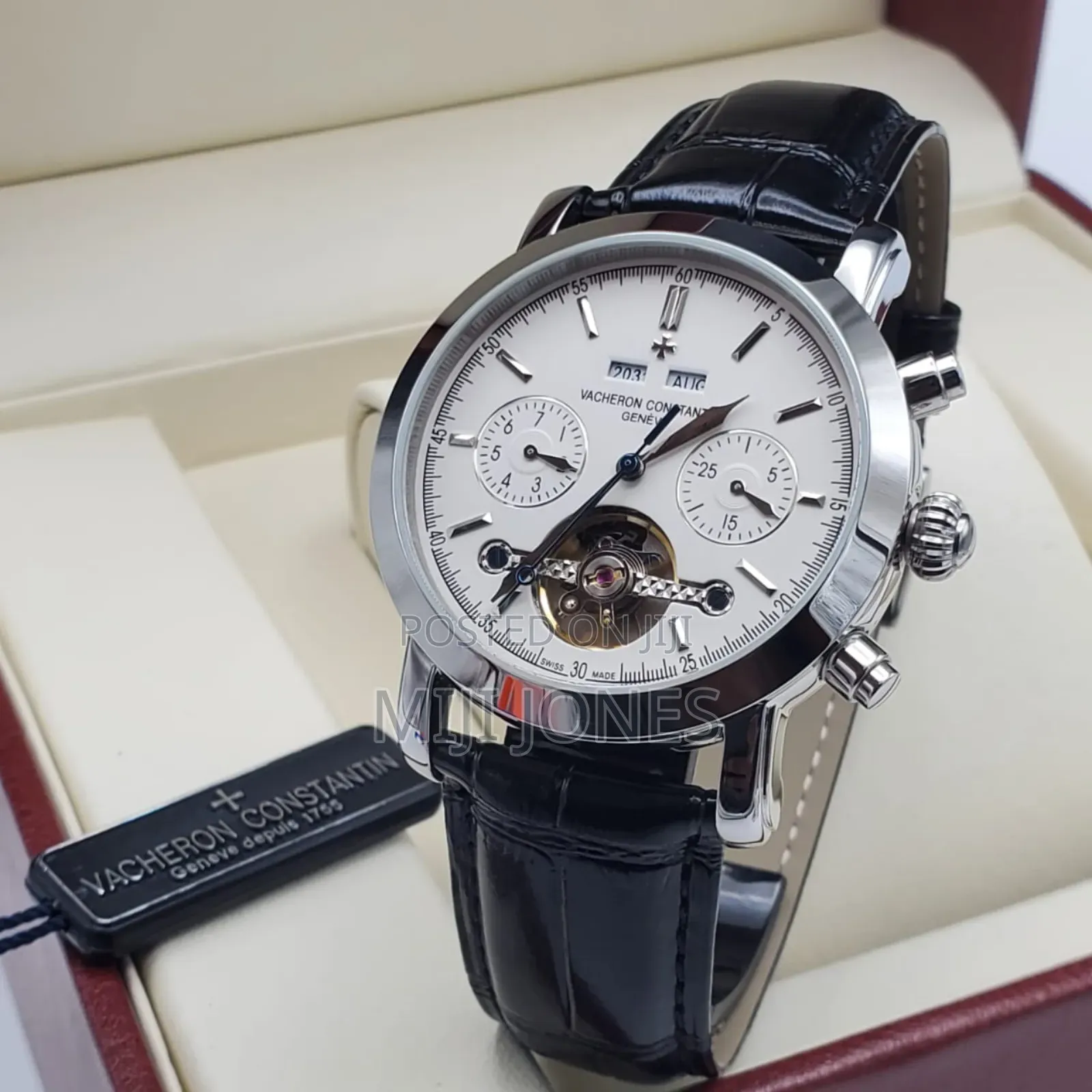 Vacheron Constantin - Tourbillon, Automatic, Leather Strap for Men