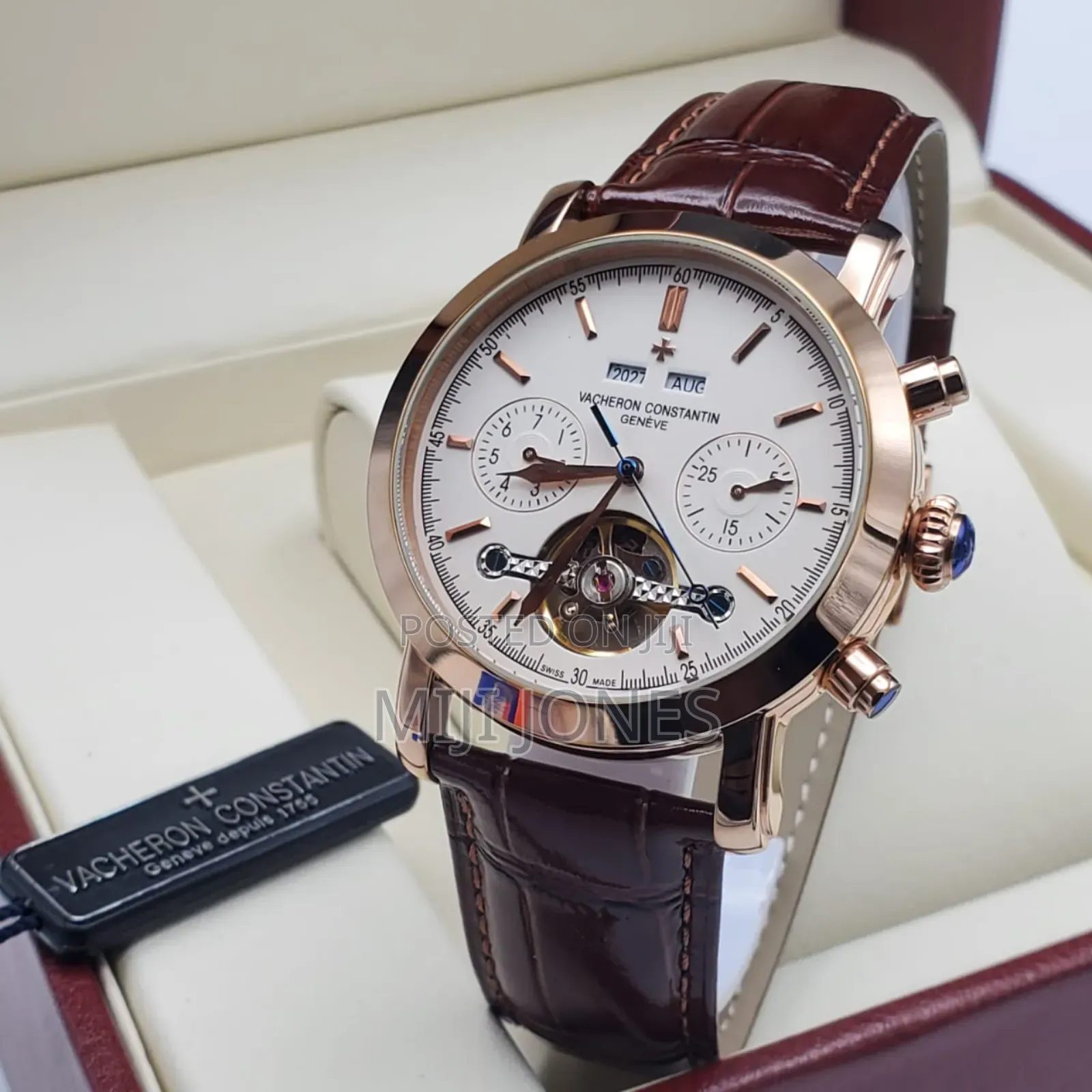 Vacheron Constantin - Tourbillon, Automatic, Leather Strap for Men
