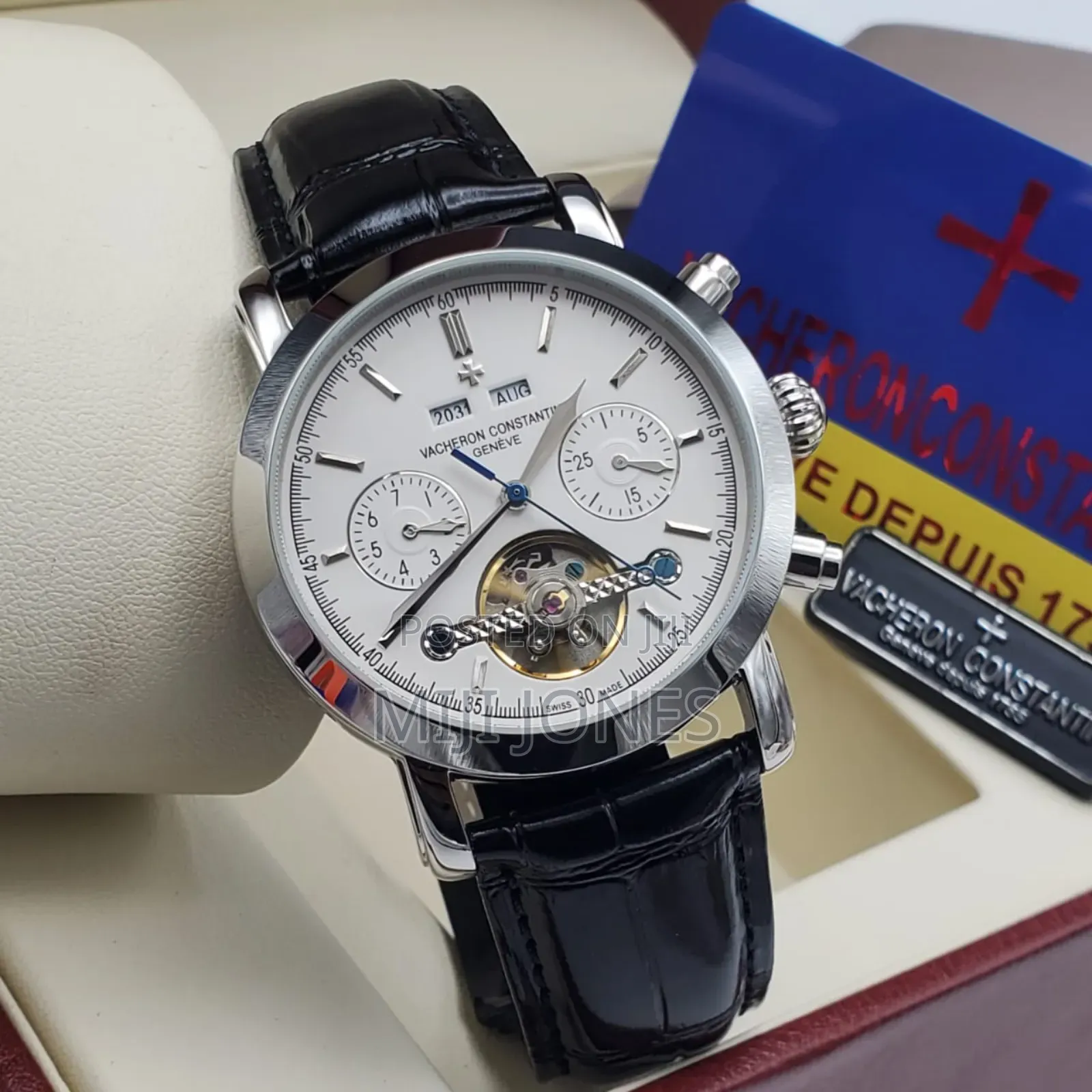 Vacheron Constantin - Tourbillon, Automatic, Leather Strap for Men
