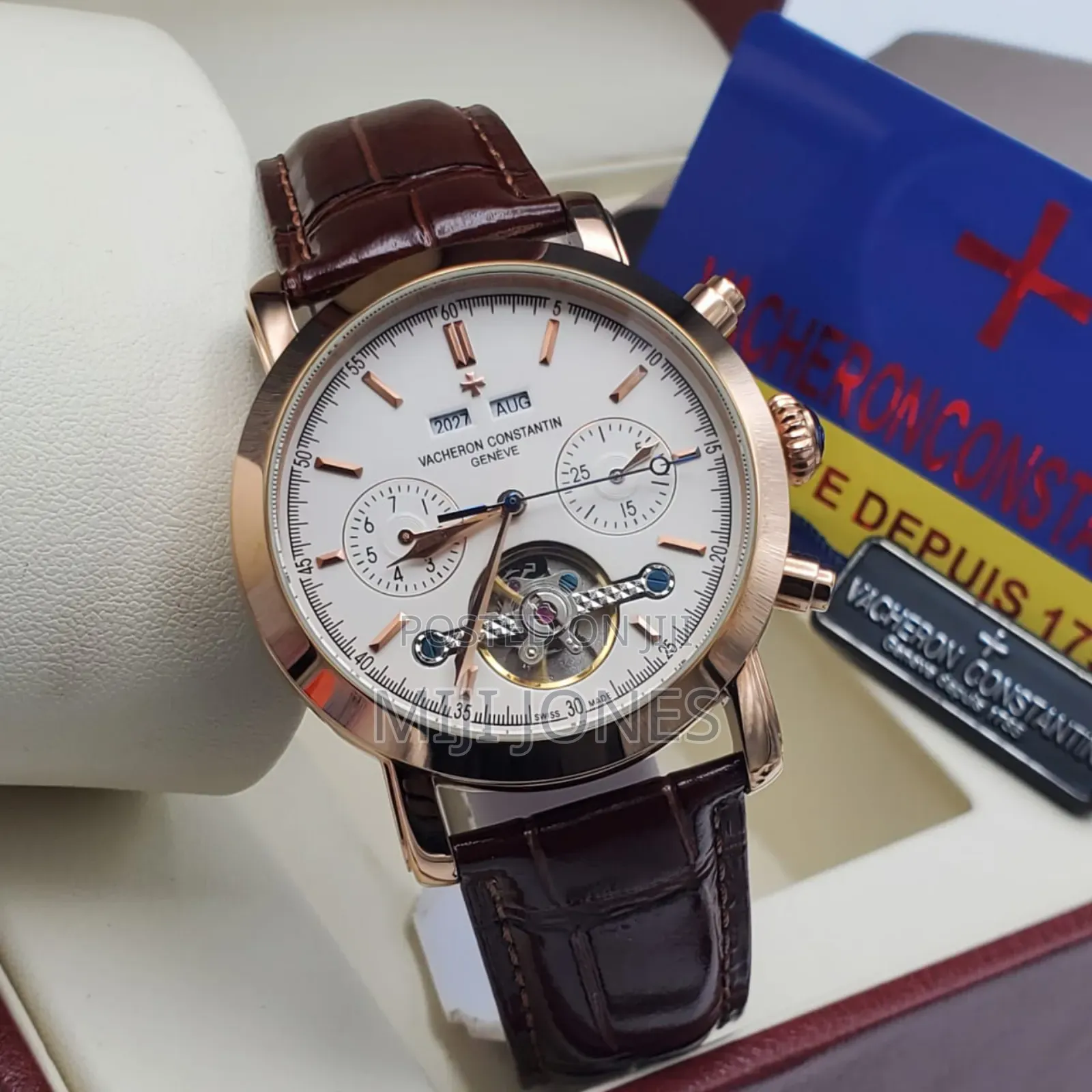 Vacheron Constantin - Tourbillon, Automatic, Leather Strap for Men