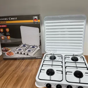 4 Face Sliver Criest Quality Thick Body Gas Cooker With Cover