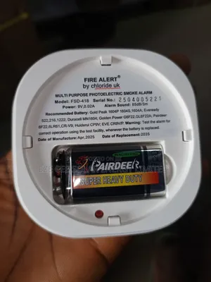 Fire Alert Battery Smoke Detector