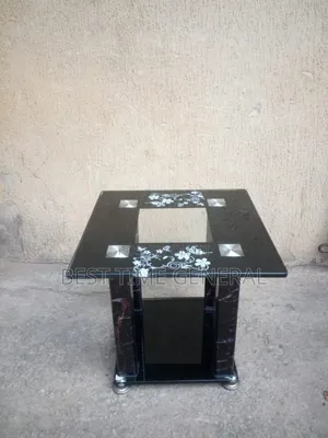 Luxury Single Side Stool Glass Top
