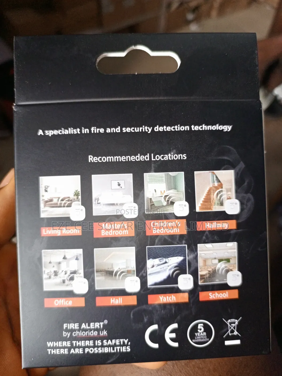 Fire Alert Battery Smoke Detector