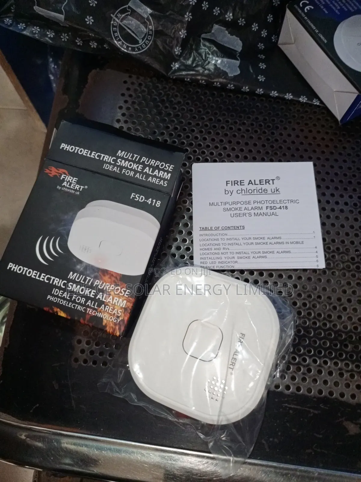 Fire Alert Battery Smoke Detector