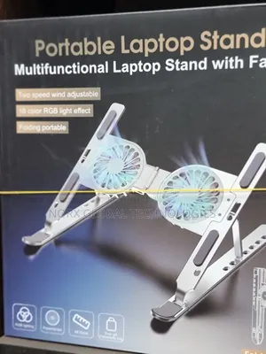 Portable Laptop Stand With Cooling Fan