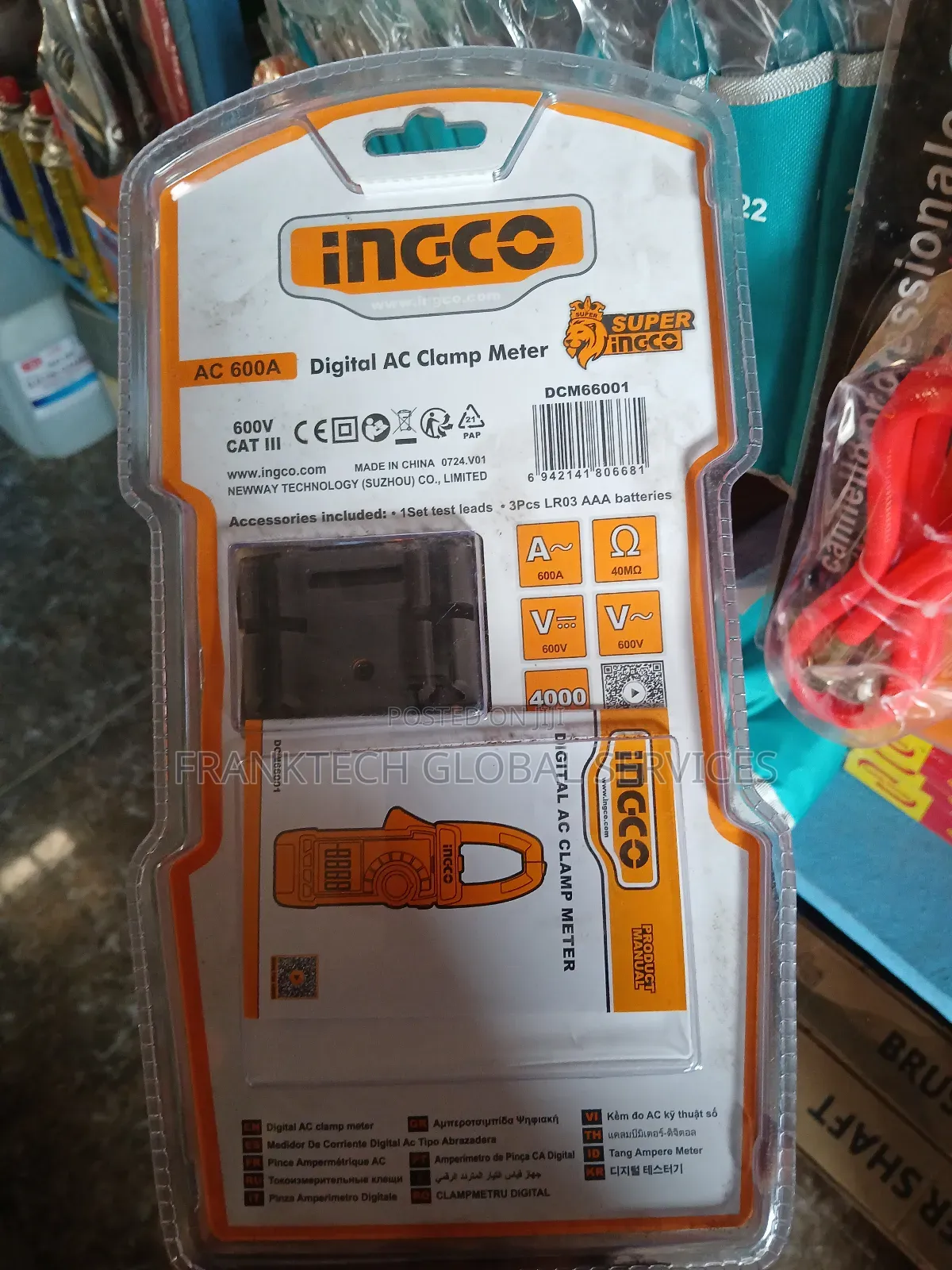 Digital Ac Clamp Meter