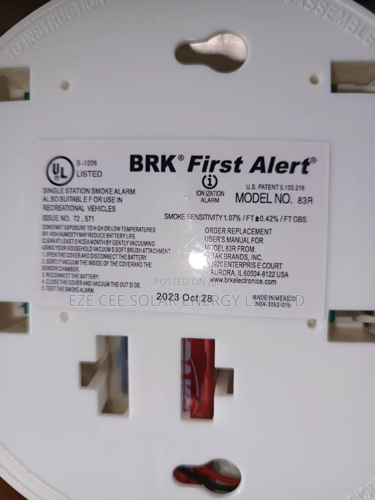 Brk Battery Smoke Detector