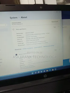 Laptop HP 250 G7 8GB Intel Core I3 SSD 256GB