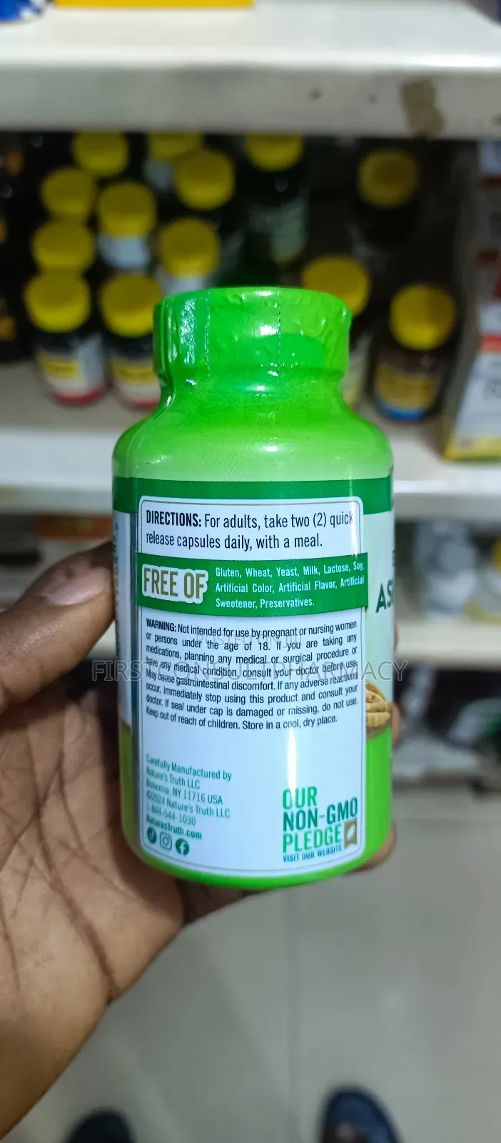 Nature's Truth Extra Strength Ashwaganda 3000mg X 90