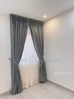 Refined Textured Flowy Curtains