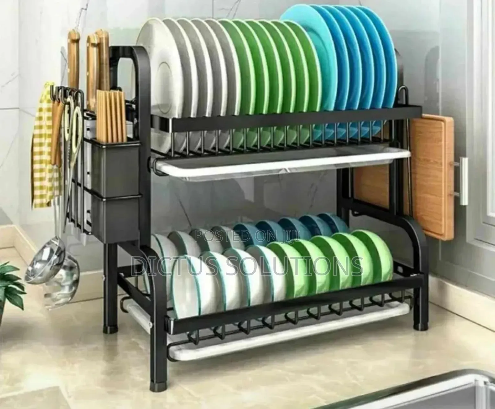 2 Layers Non Rusty High Quality Iron Dish Rack