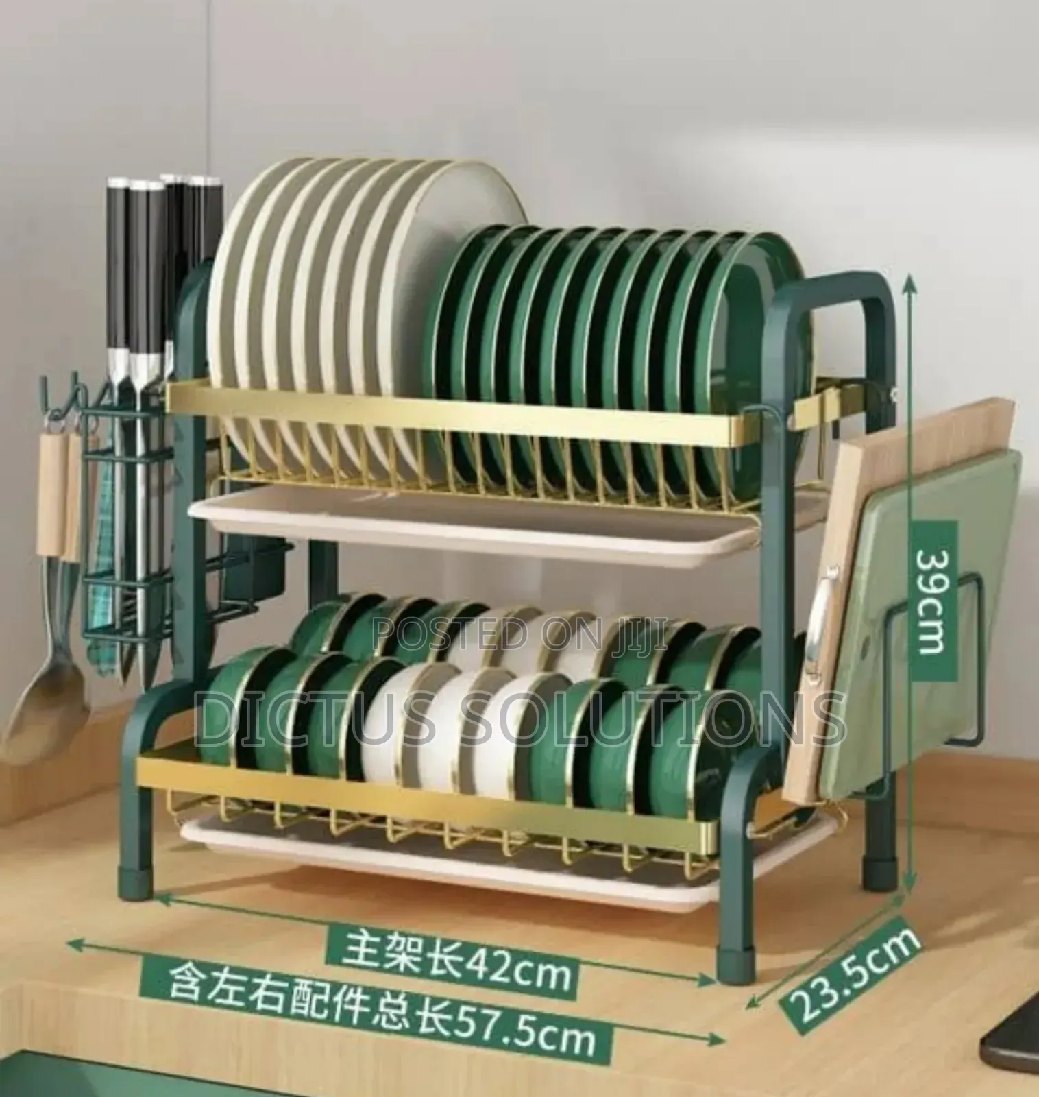 2 Layers Non Rusty High Quality Iron Dish Rack