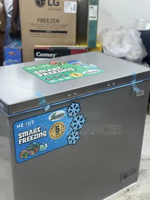 Nexus 200l Smooth Open Chest Freezer Features an Easy to Clean