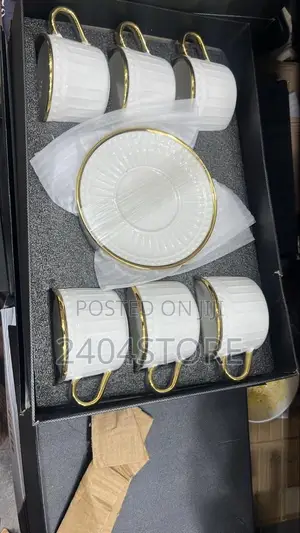 6pcs Each Tea Cup and Saucer