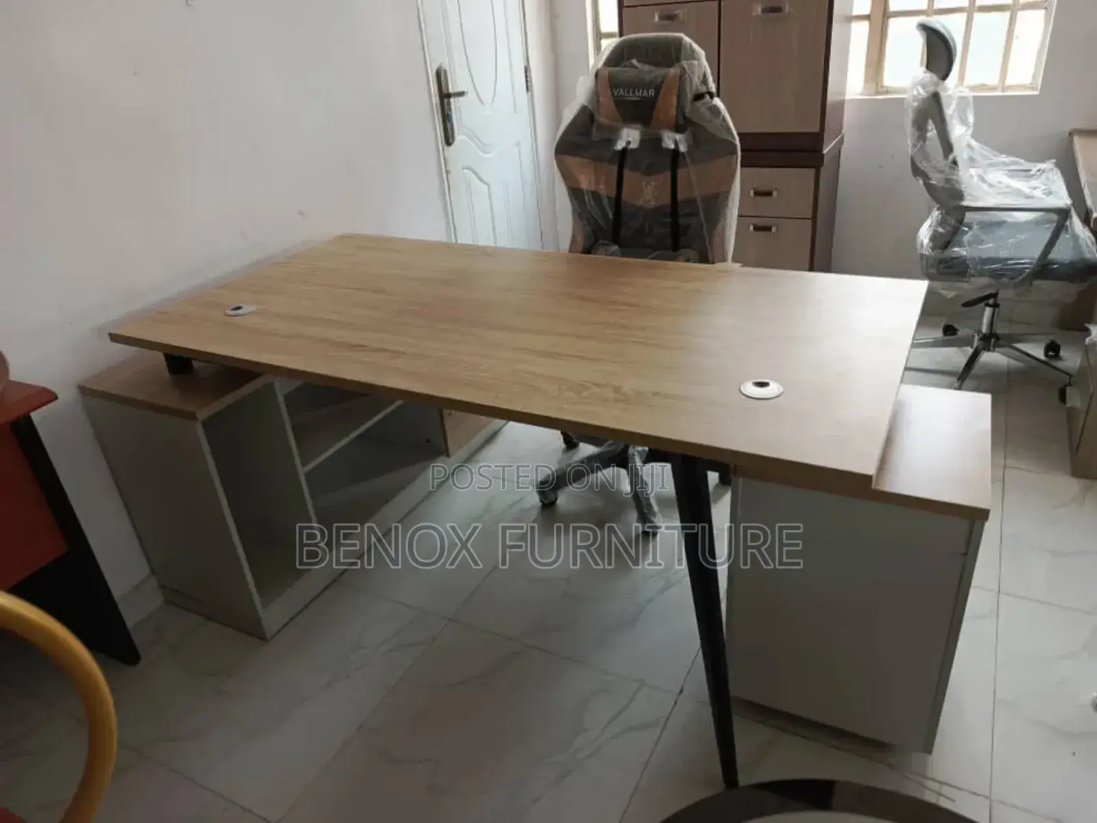 Executive Director Desk With Drawers and Extension