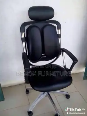 Kidney Leather Office Chair