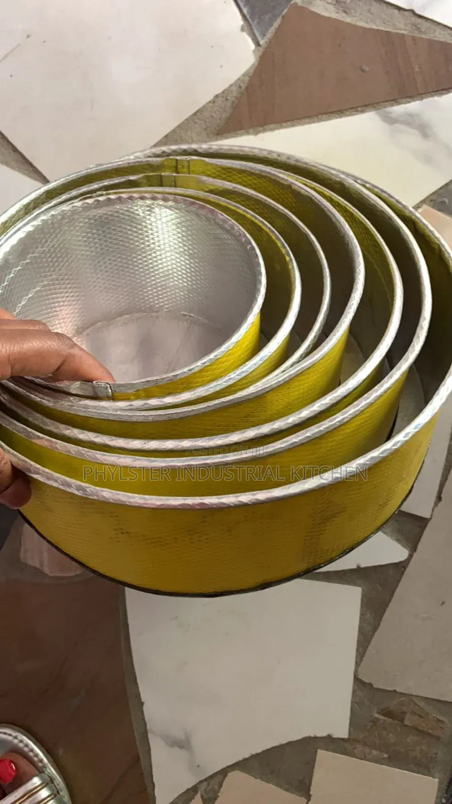 7 Set Oven Pan Locally Fabricated