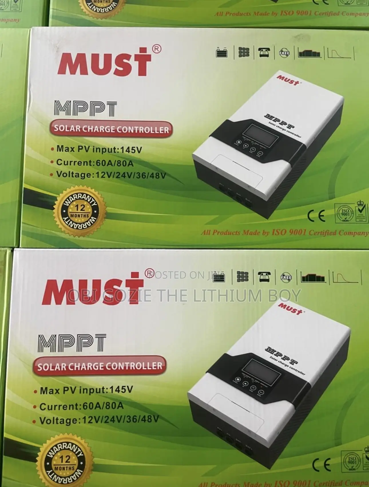 60a Must MPPT Solar Charge Controller