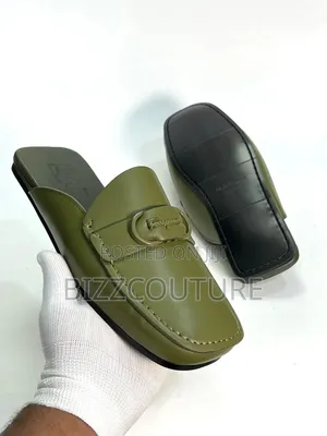 Original Ferragamo Half Shoes Available in Store