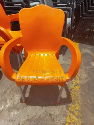 Plastic Chair With Iron Leg