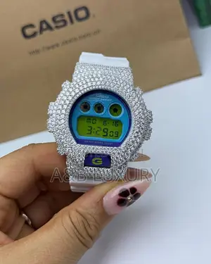 VVS Moissanite Diamond Bussdown G-Shock Watch