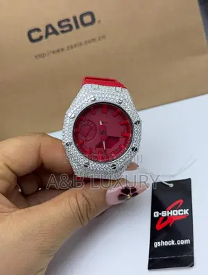 VVS Moissanite Diamond Bussdown G-Shock Watch