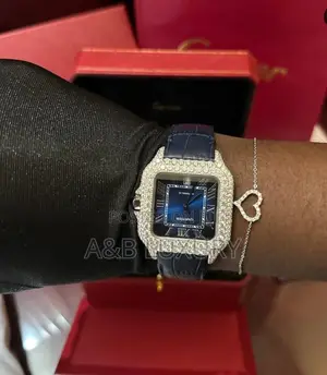 100% Bussdown Moissanite Cartier Watch