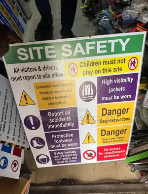 Site Safety Sign Board