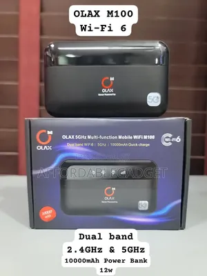 Olax Power Bank With Wifi 6 M100 5g 10000mah Battery