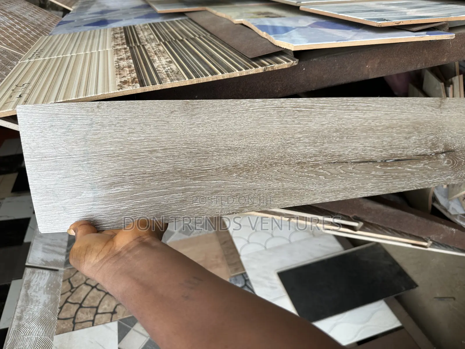Wooden Rubber Tiles