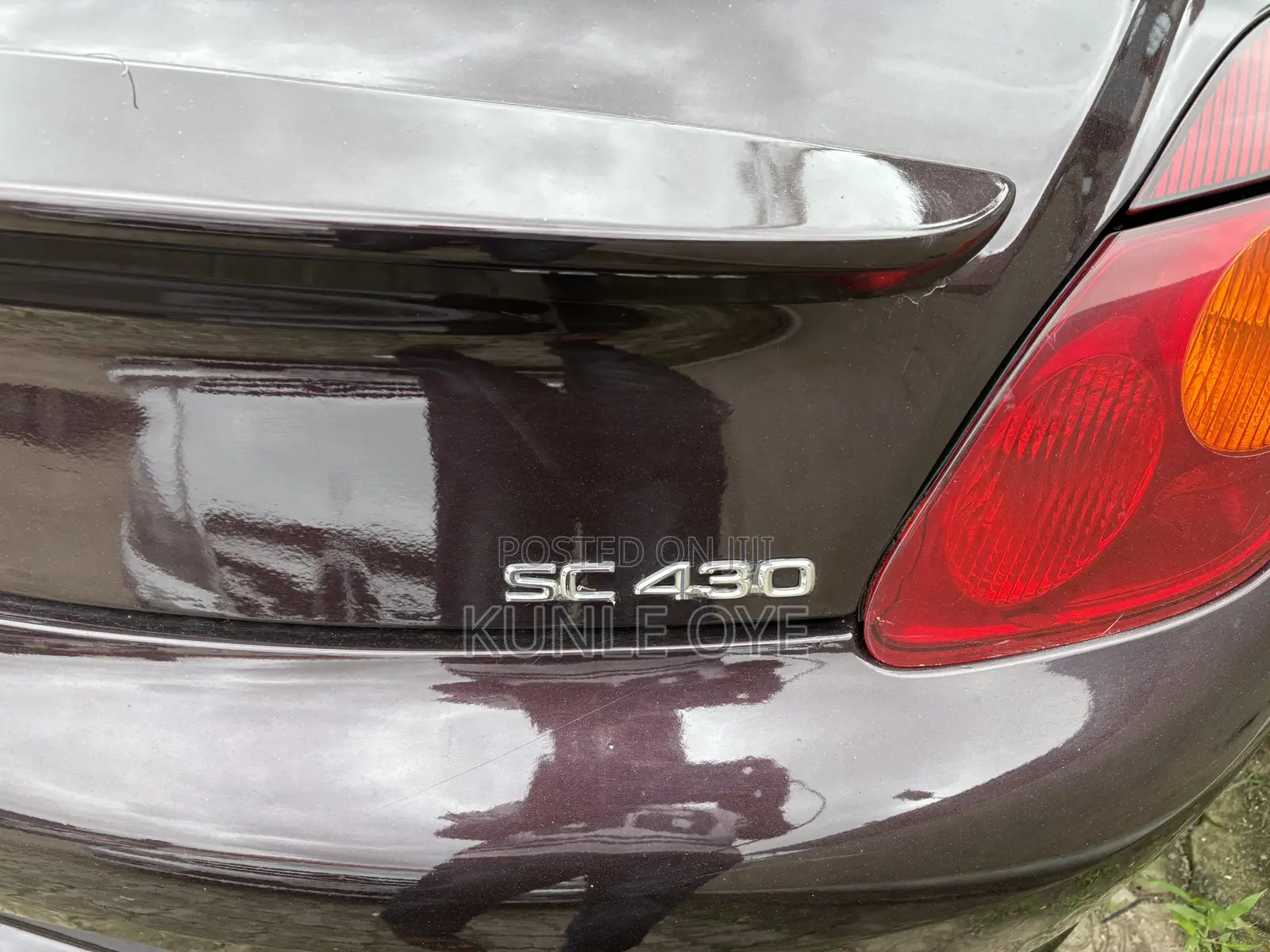 Lexus SC 430 Convertible 2007 Maroon