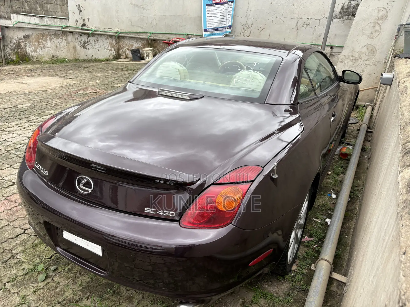 Lexus SC 430 Convertible 2007 Maroon