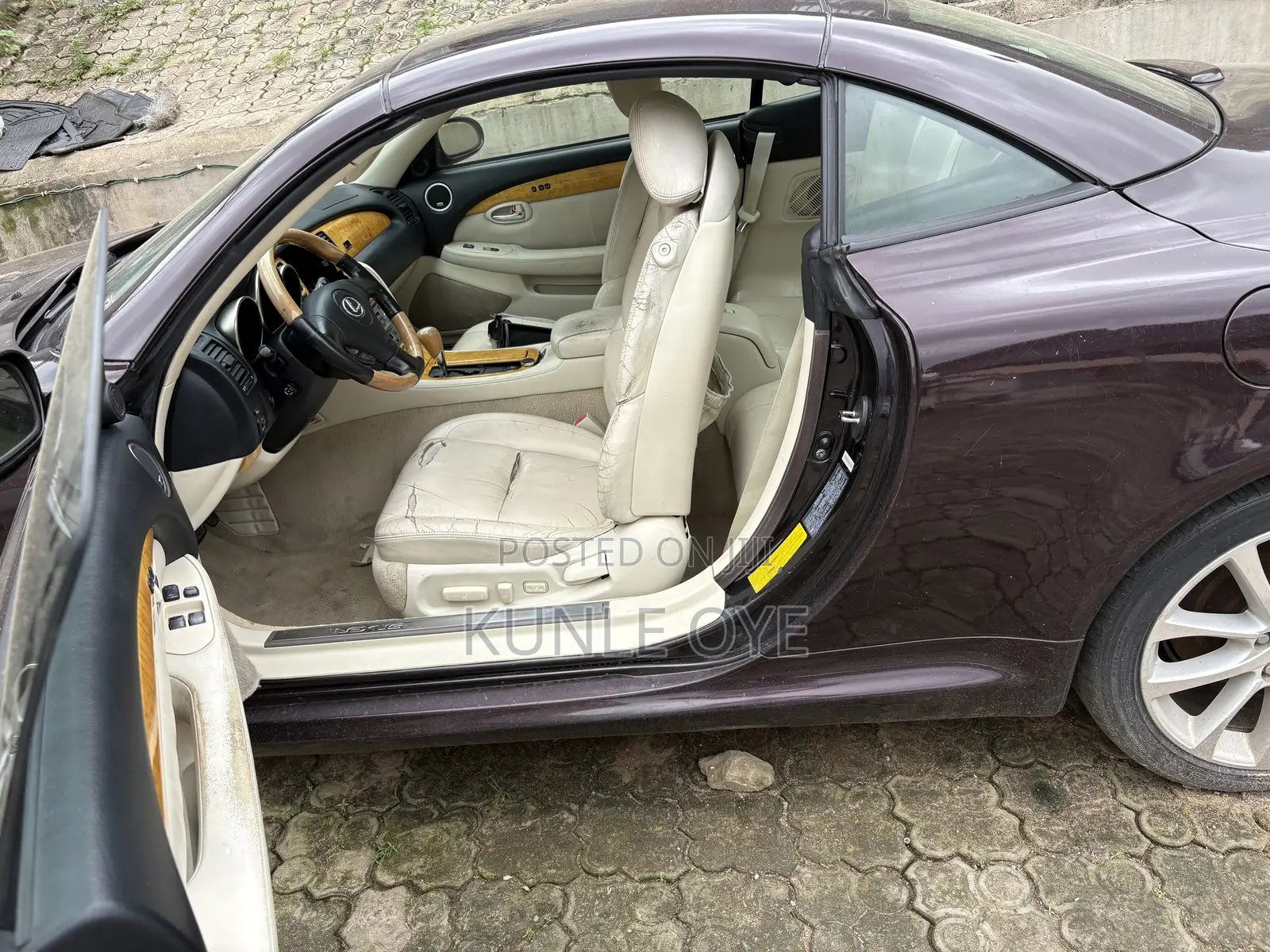 Lexus SC 430 Convertible 2007 Maroon