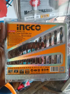 12 Pcs Hss Twist Drill Bits Set