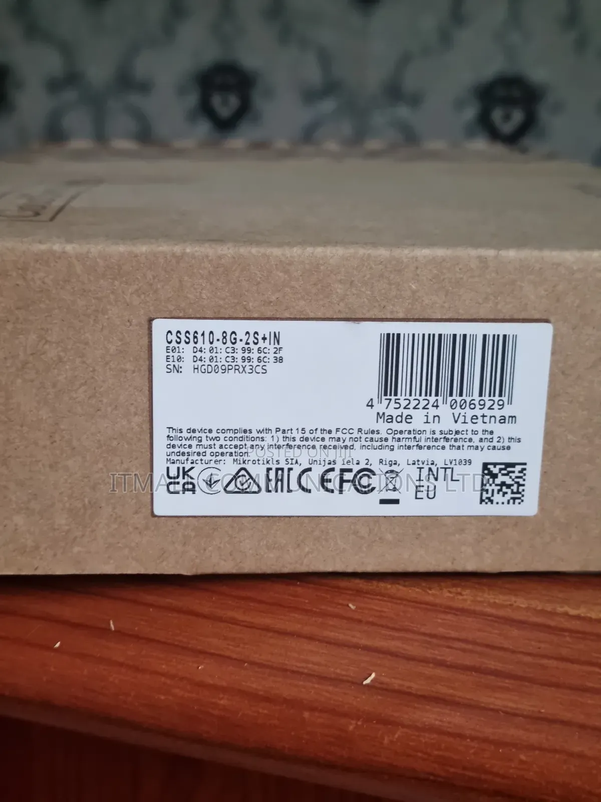 Mikrotik Css610-8g-2s+In