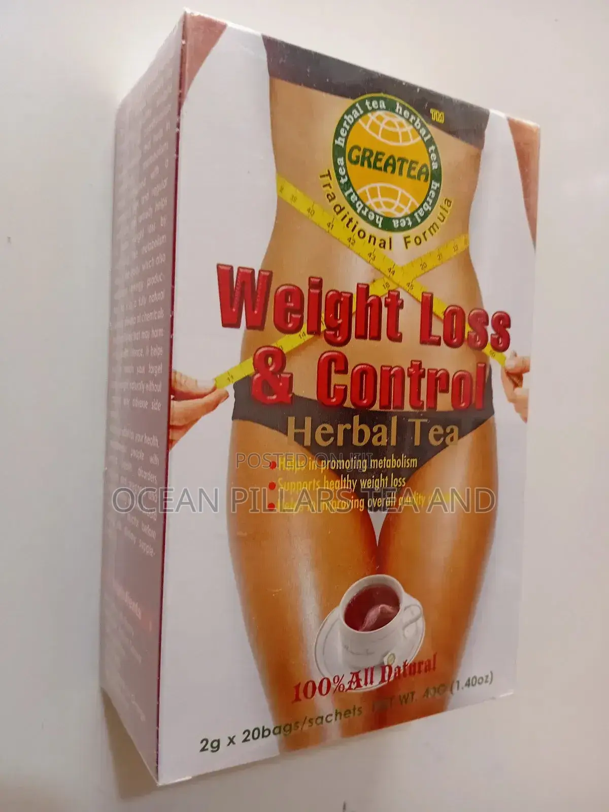 Weight Loss Control Herbal Tea 100% All Natural