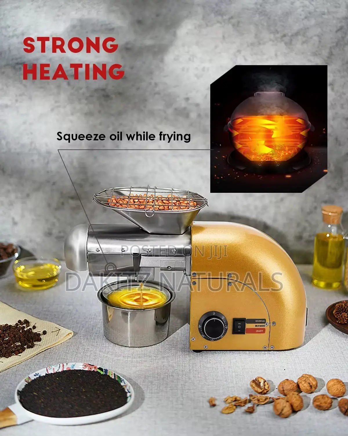 Oil Extractor Machine (Seeds, Nuts, Palm Etc)