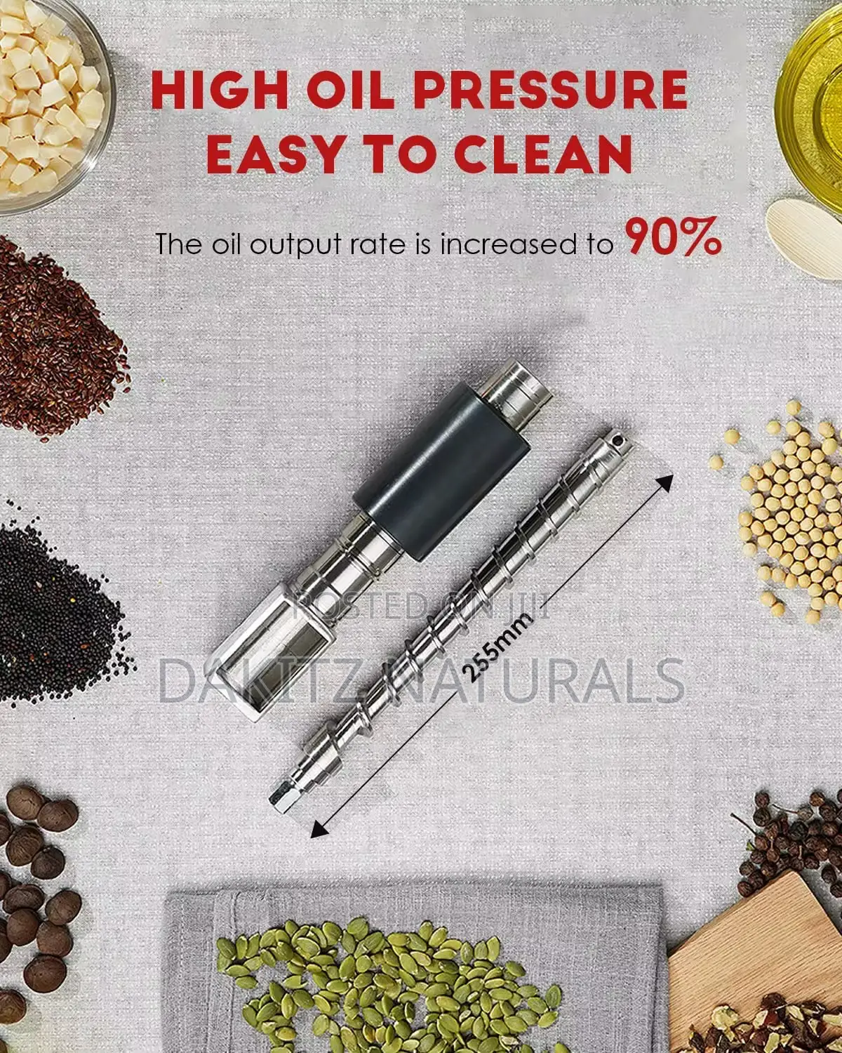 Oil Extractor Machine (Seeds, Nuts, Palm Etc)